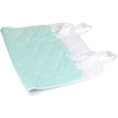 HEALTHSMART DMI Incontinence Reusable Bed Pad with Quilted Slide Sheet, 28 x 36 Inches, with Straps 560-7046-0000